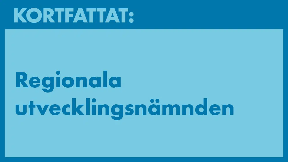 regional utveckling