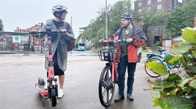 Elcykel eller elsparkcykel: Vad är säkrast?