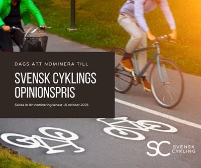 Uppmärksamma cykelhjältar: nominera till Svensk Cyklings pris