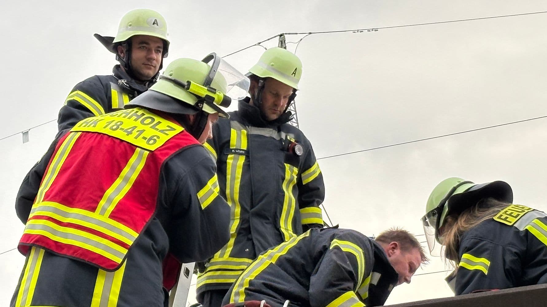 Spännande brandövning vid Essel transformatorstation