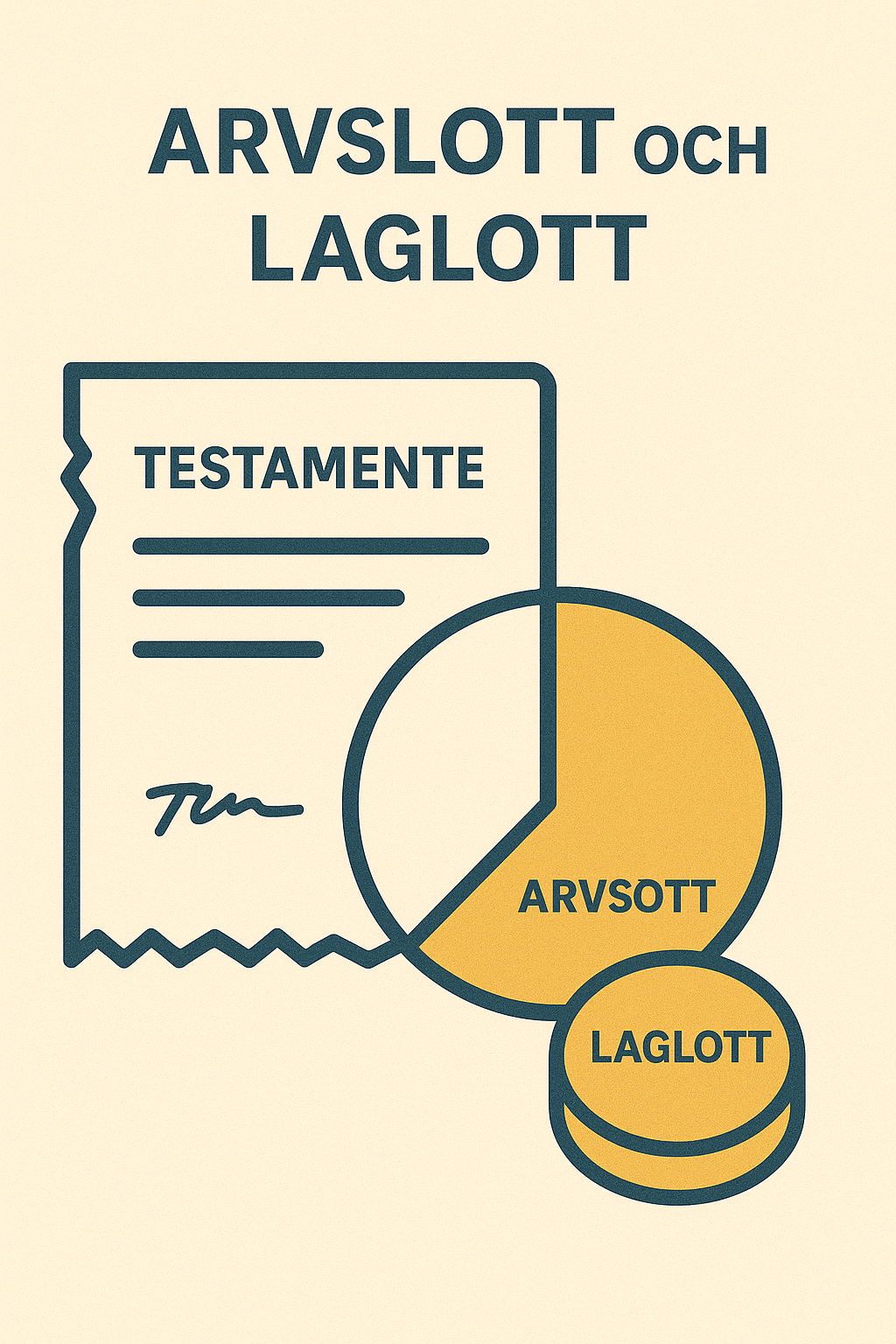 Arvslott och laglott – vad är skillnaden?