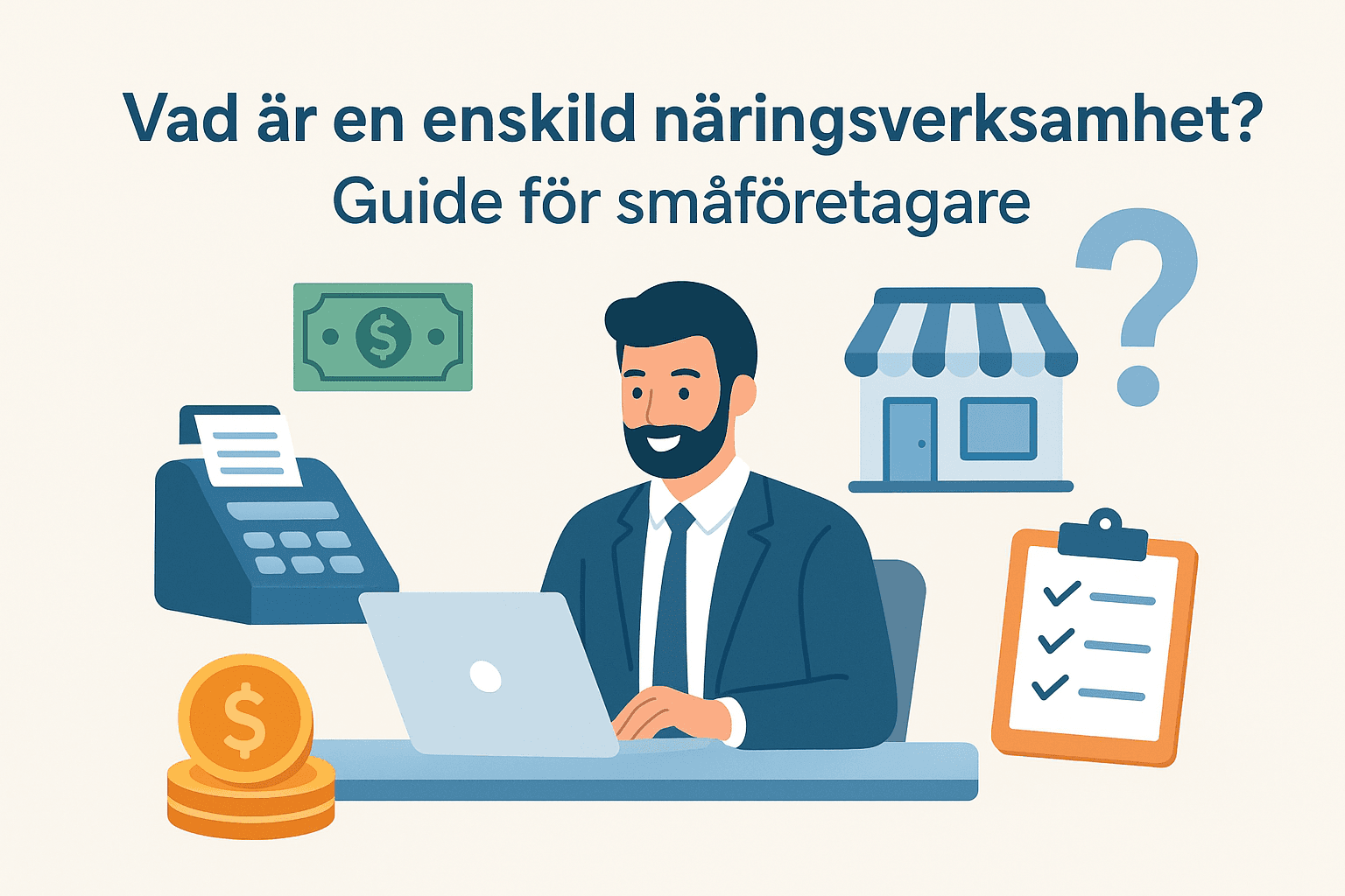 Vad är en enskild näringsverksamhet? | Guide för småföretagare