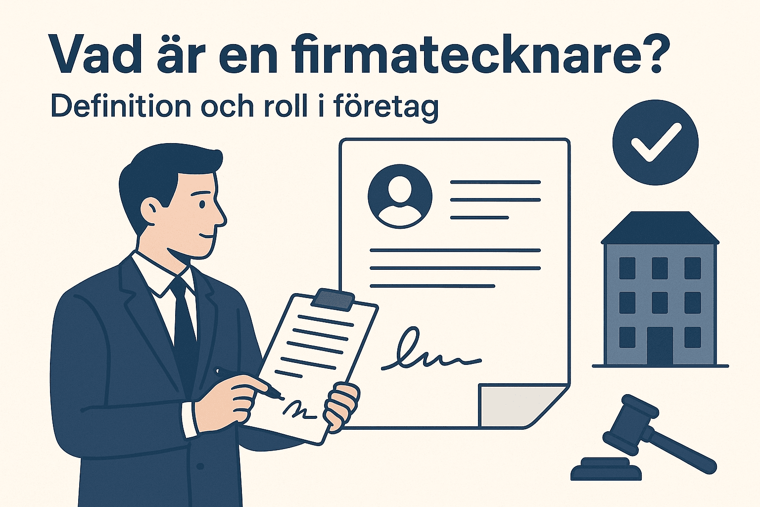 Vad är en firmatecknare? Definition och roll i företag