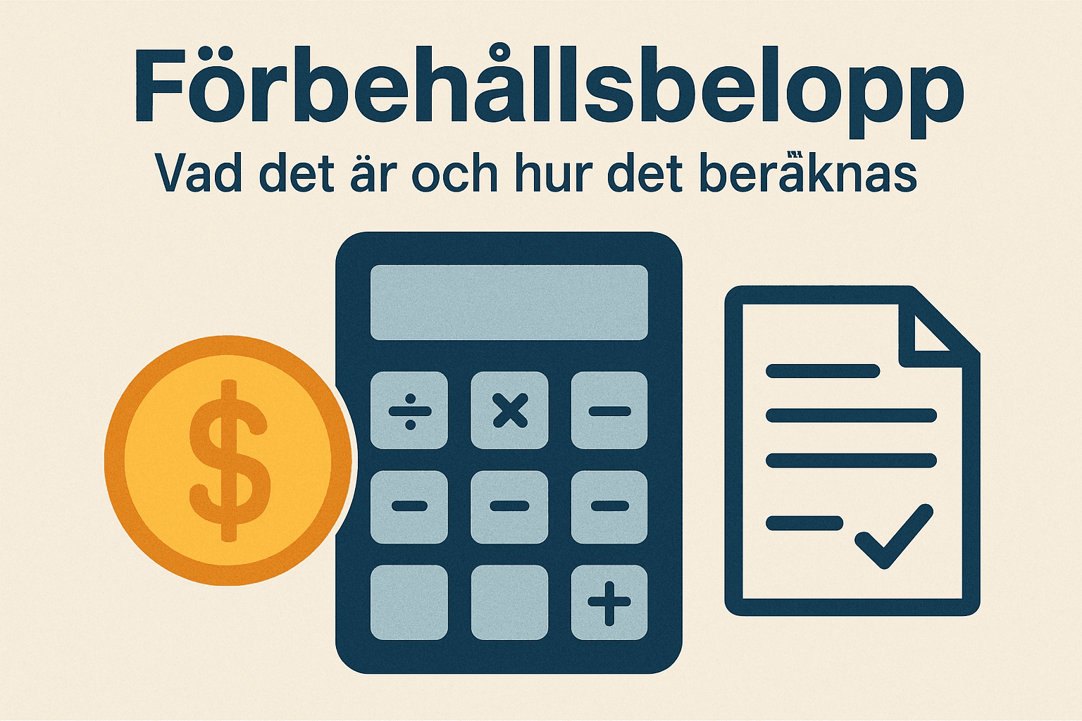 Förbehållsbelopp: Vad det är och hur det beräknas