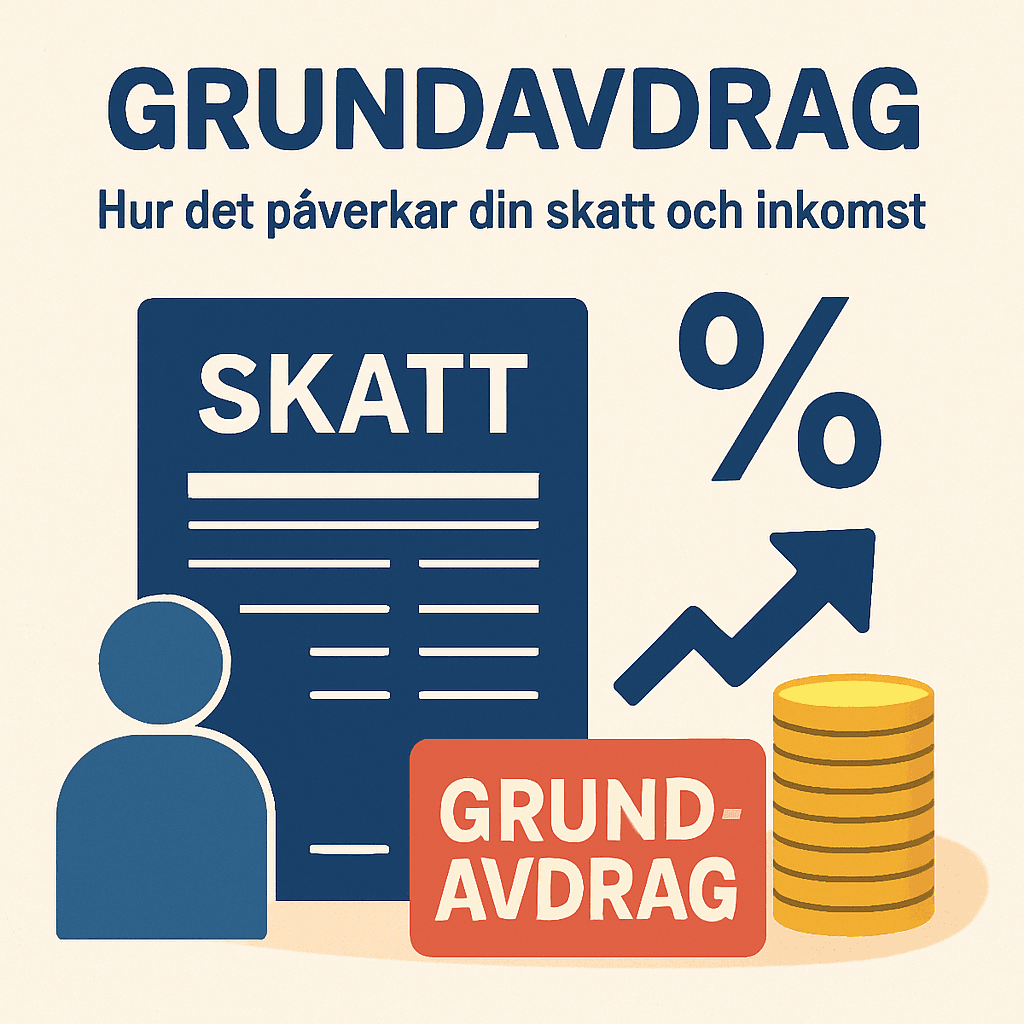 Grundavdrag: Hur det påverkar din skatt och inkomst