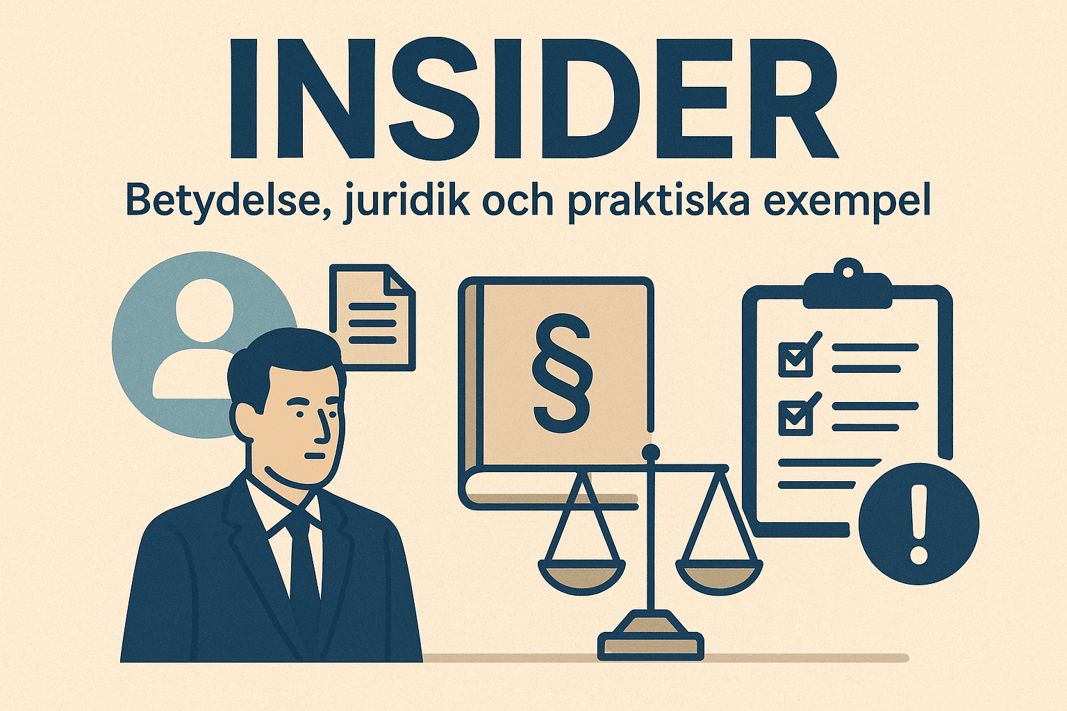 Insider: Betydelse, juridik och praktiska exempel