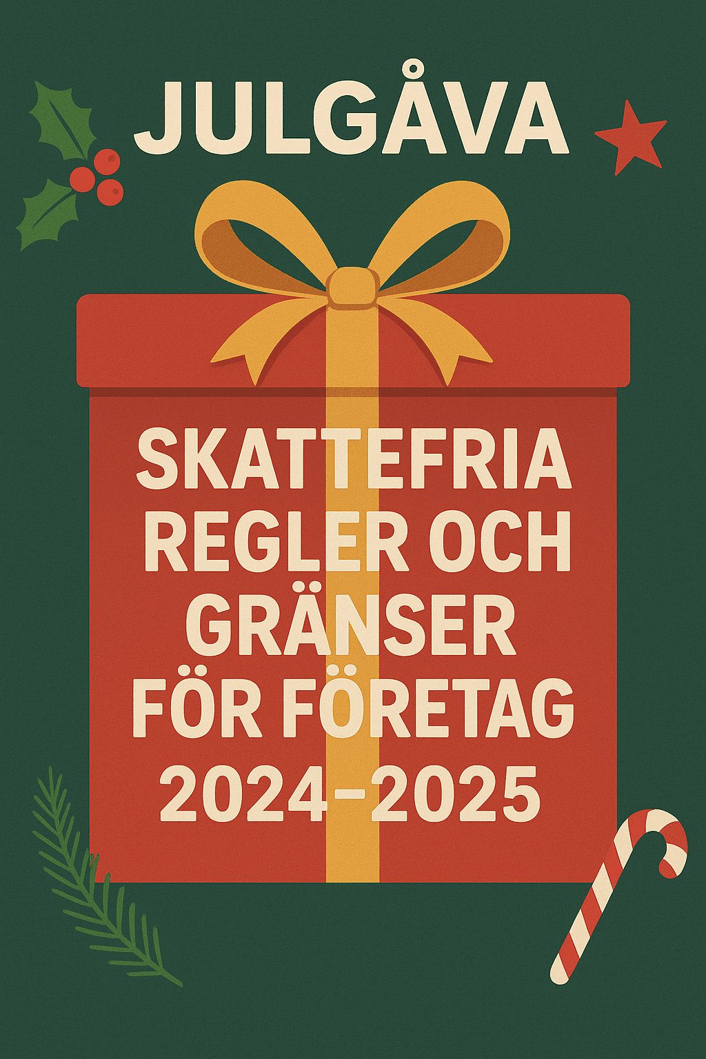 Julgåva: Skattefria regler och gränser för företag 2024-2025