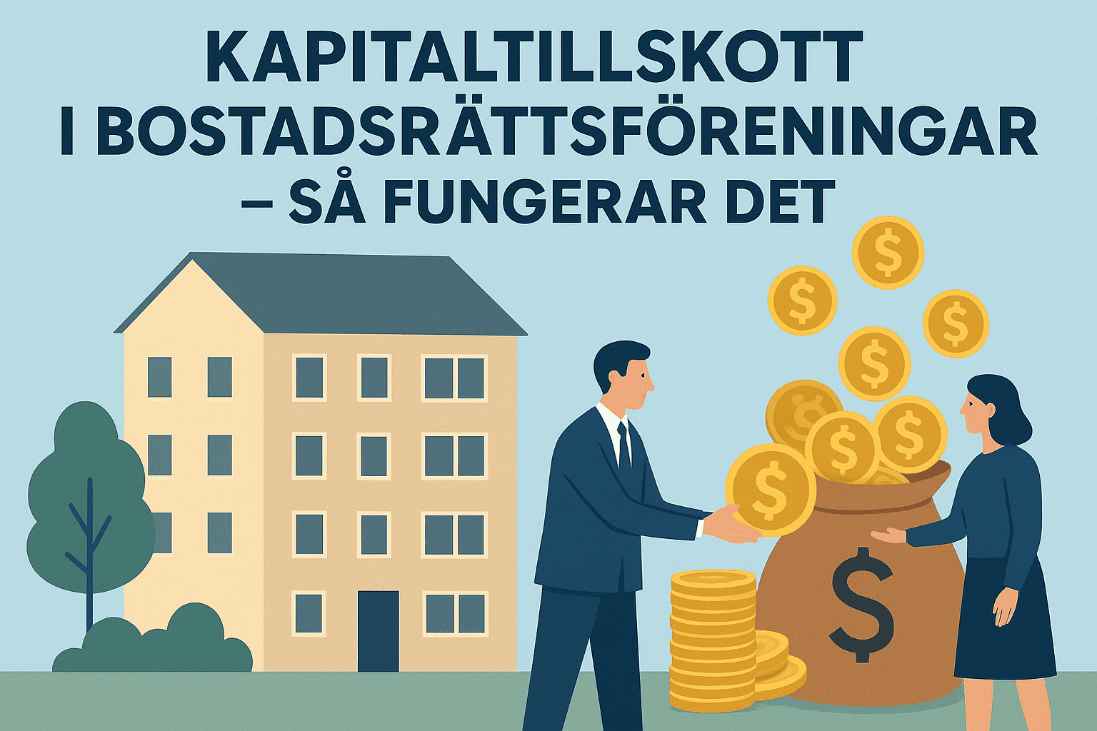 Kapitaltillskott i bostadsrättsföreningar – så fungerar det