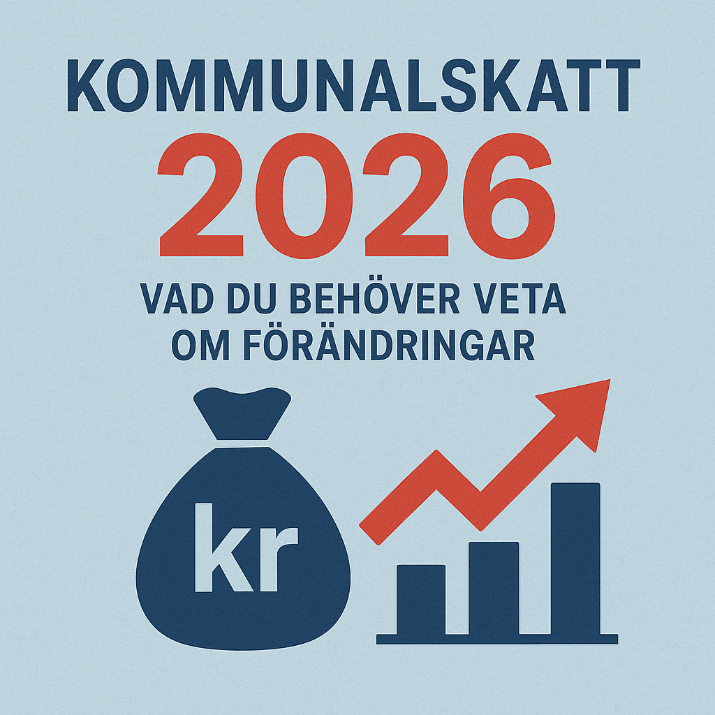 Kommunalskatt 2026: Vad du behöver veta om förändringarna