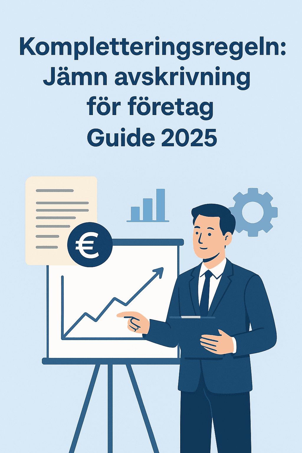 Kompletteringsregeln: Jämn avskrivning för företag | Guide 2025
