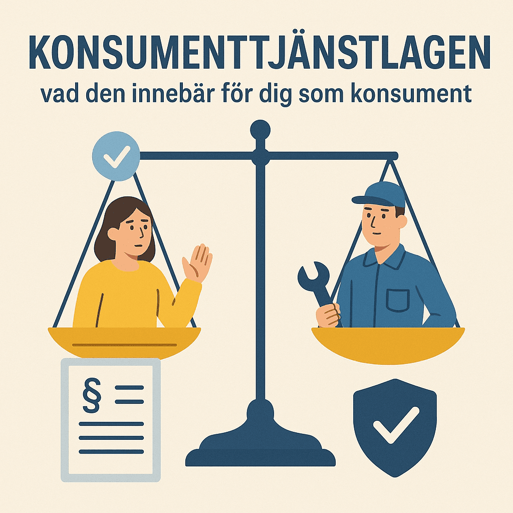 Konsumenttjänstlagen – vad den innebär för dig som konsument