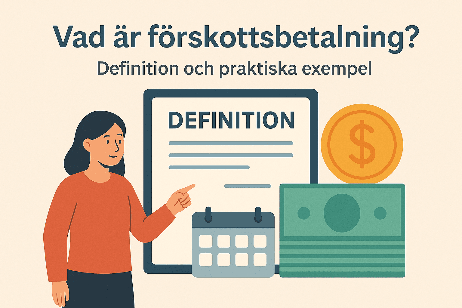Vad är förskottsbetalning? Definition och praktiska exempel