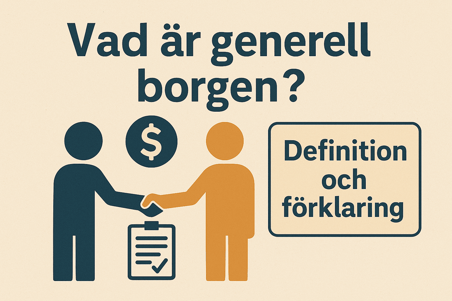 Vad är generell borgen? Definition och förklaring