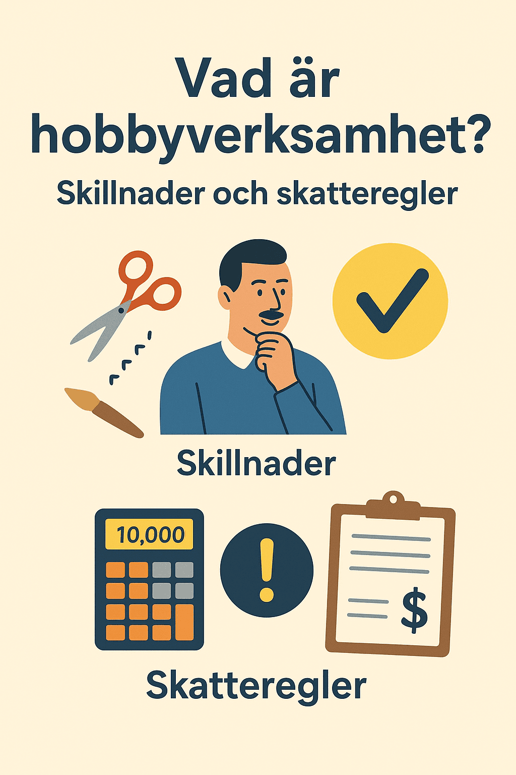 Vad är hobbyverksamhet? Skillnader och skatteregler