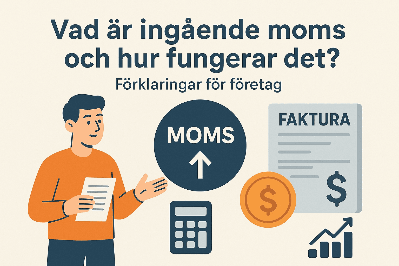 Vad är ingående moms och hur fungerar det? | Förklaringar för företag