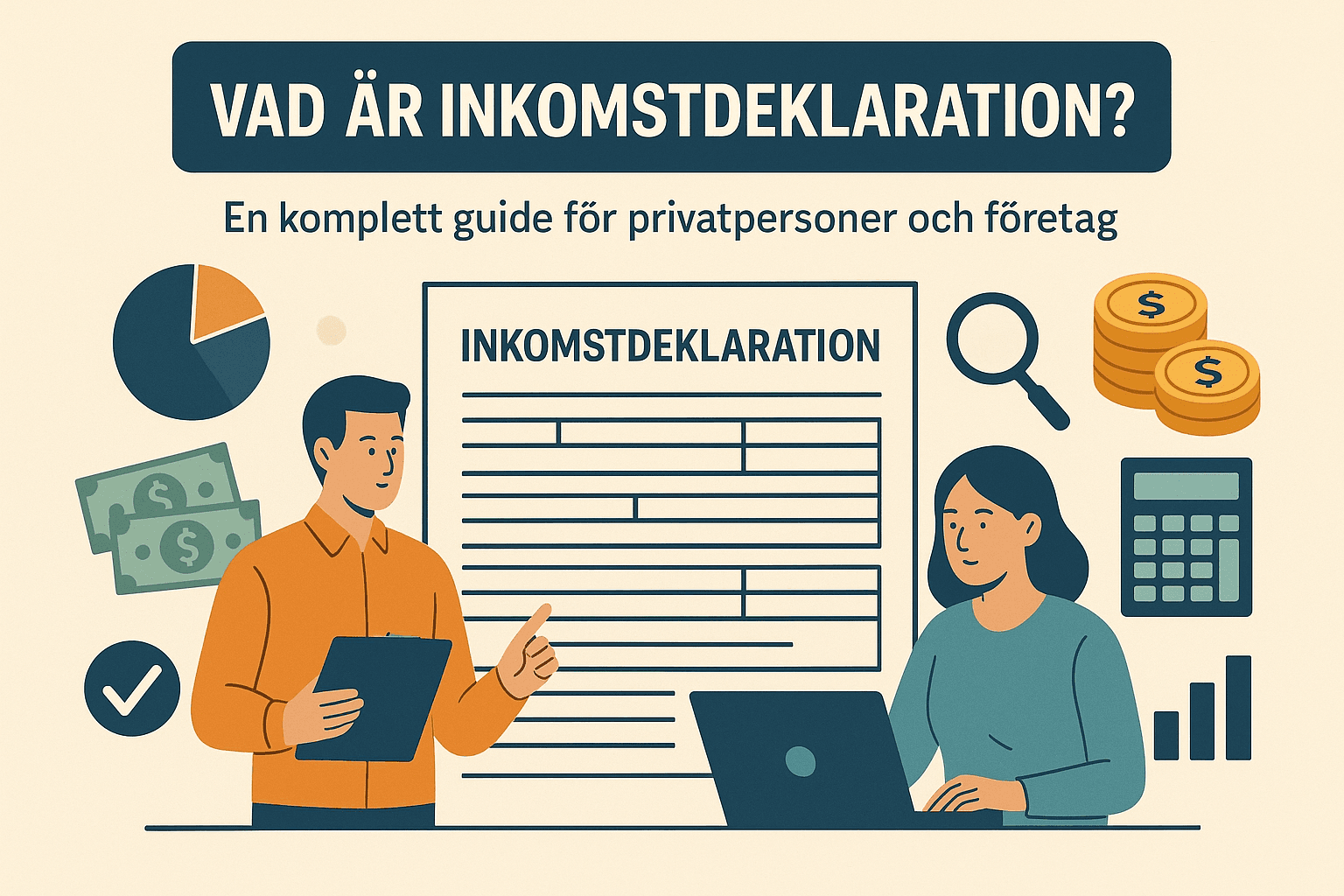 Vad är inkomstdeklaration? En komplett guide för privatpersoner och företag