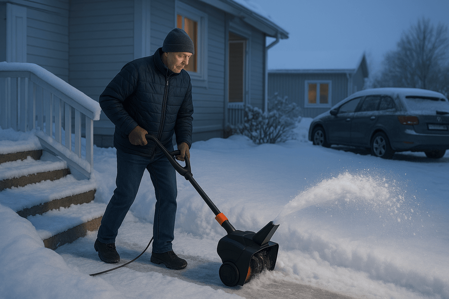 elektriska snöskyfflar