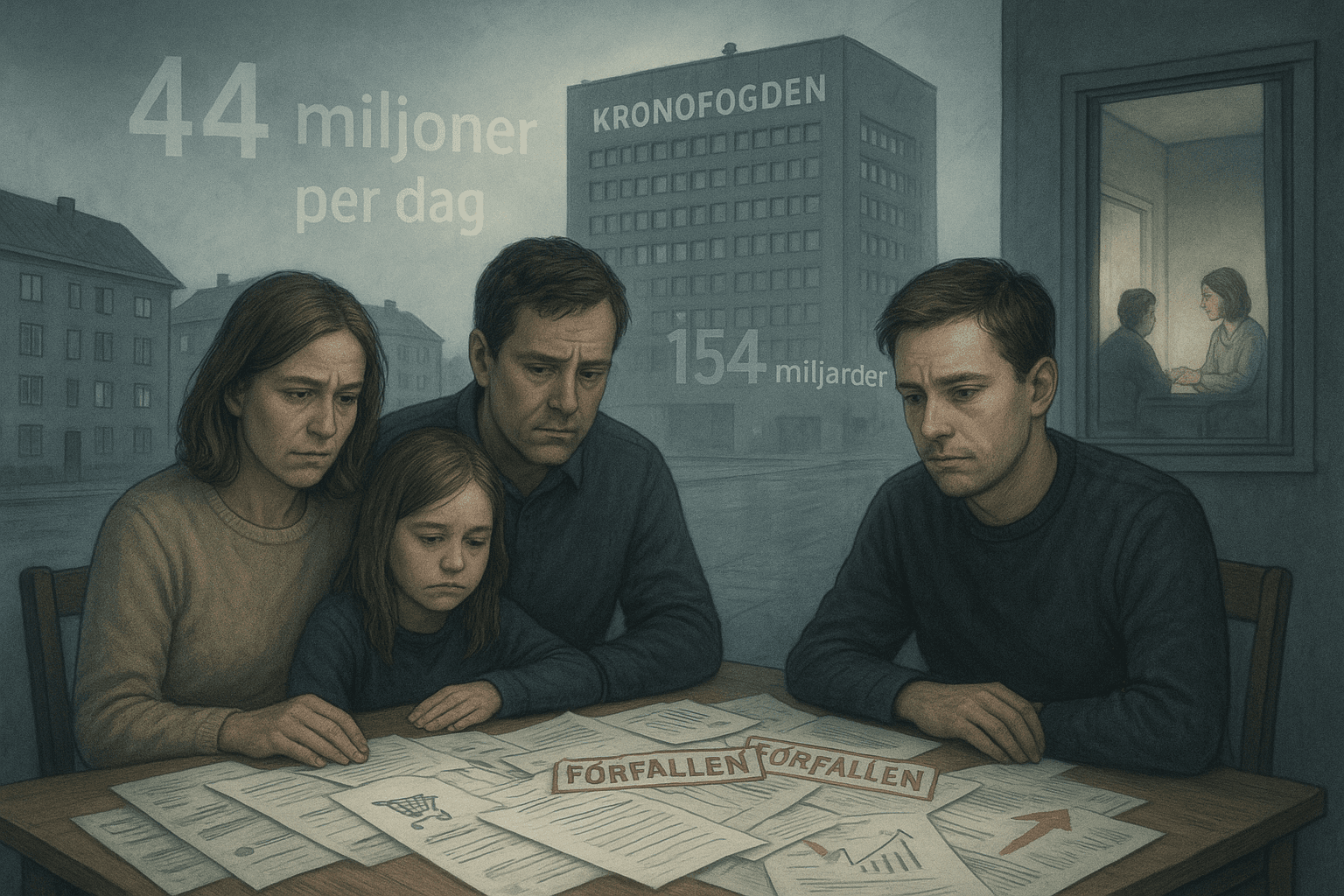 ökad skuldsättning