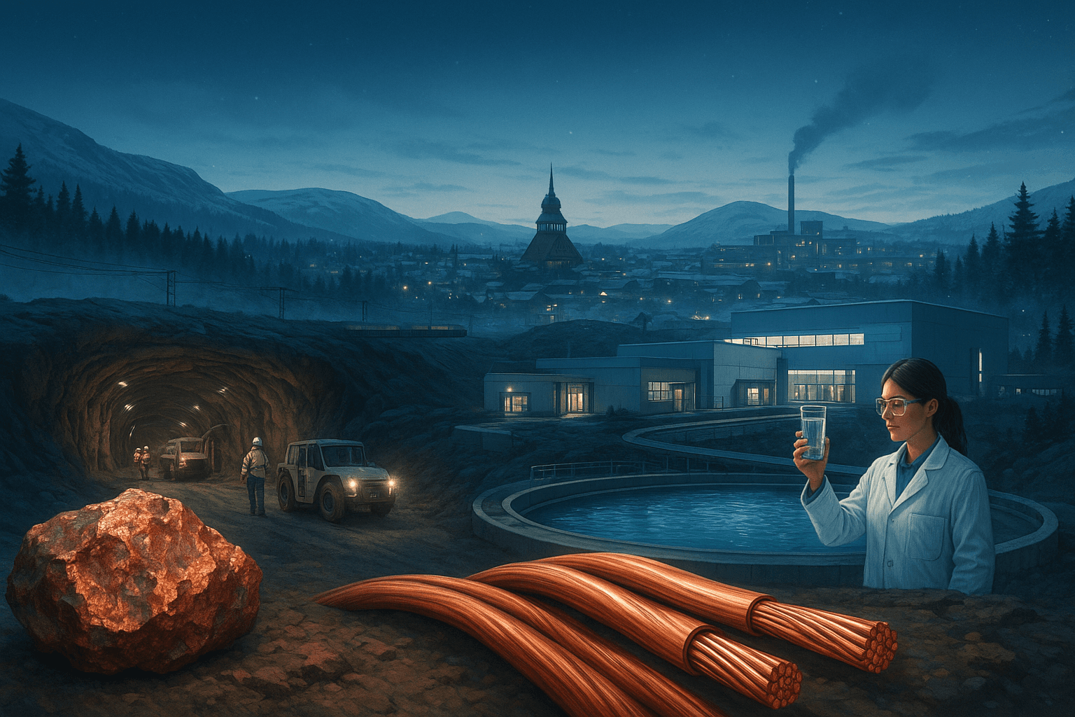 kopparproduktion Sverige