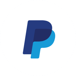 PayPal-logotyp mot vit bakgrund.