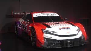 Honda Prelude GT-racerbil visad på Tokyo Auto Salon 2026.
