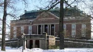 Huvudbyggnaden för Kungliga Vetenskapsakademien i Stockholm.