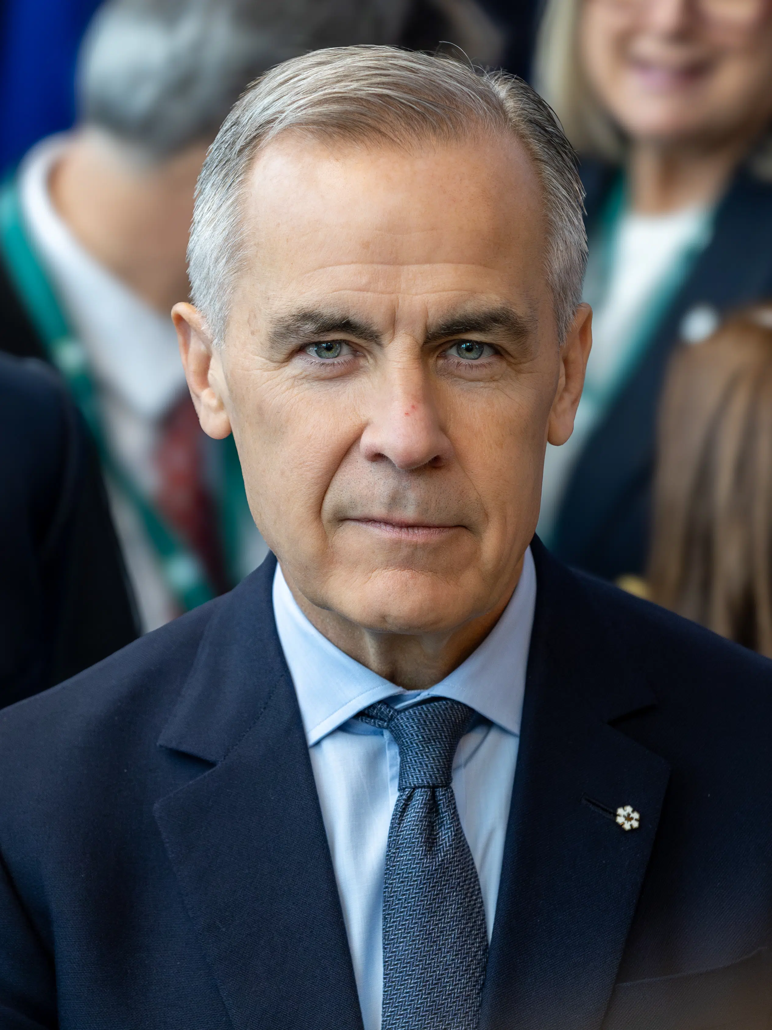 Mark Carney vid ett evenemang i Deux-Montagnes.