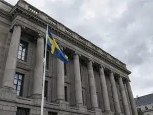 Riksbankens räntebesked - Riksbankshuset i Stockholm