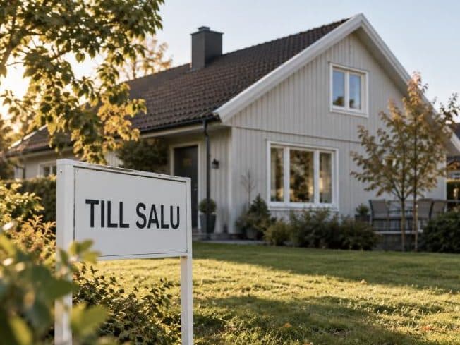 Villa till salu i Sverige – bostadspriser augusti 2026