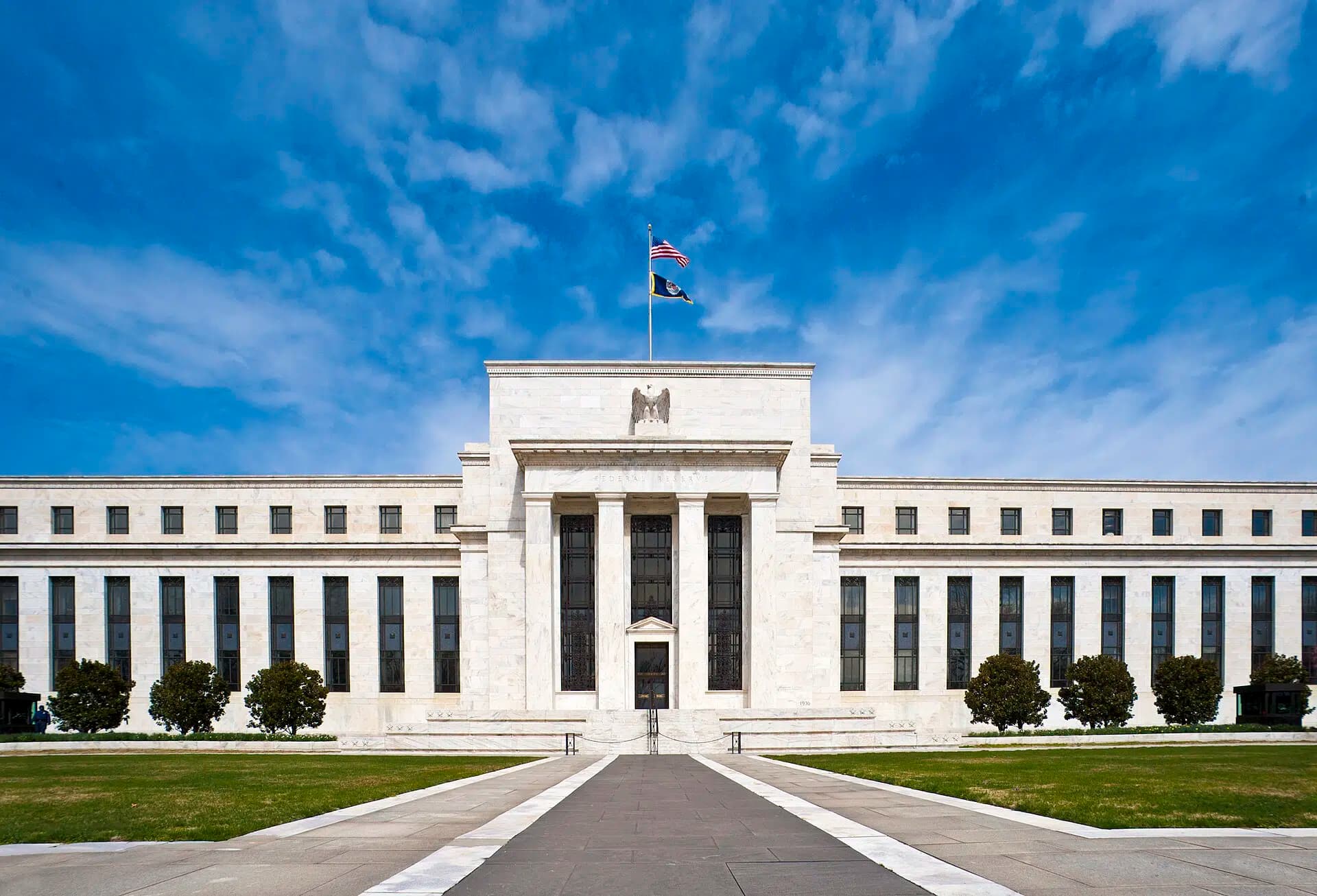 Federal Reserves huvudbyggnad Eccles Building i Washington