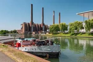 Volkswagens fabrik i Wolfsburg, Tyskland